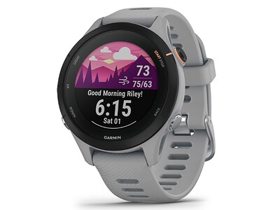 Garmin Forerunner® 255S GPS Running Smartwatch & Fitness Tracker - Powder Grey