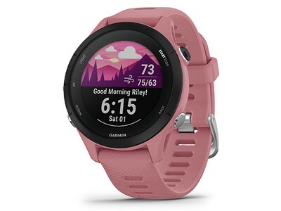 Garmin Forerunner® 255S GPS Running Smartwatch & Fitness Tracker - Light Pink