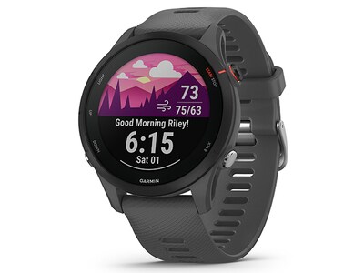 Garmin Forerunner® 255 GPS Running Smartwatch & Fitness Tracker - Slate Grey