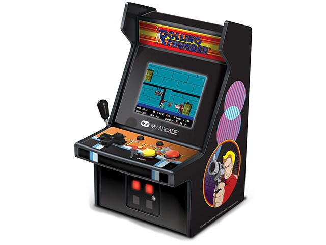 Mini arcade rétro de maison de 6,75 po Dreamgear Rolling Thunder Micro Player