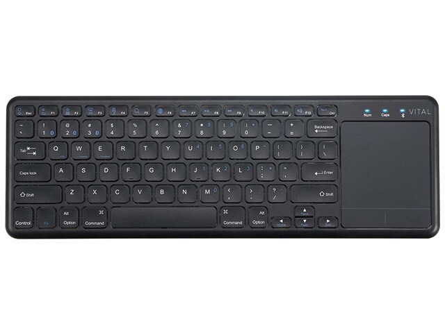 VITAL Bluetooth® Wireless Keyboard with Touch Pad - Black