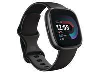 Fitbit® Versa 4 Smartwatch - Graphite Aluminum with Black Band