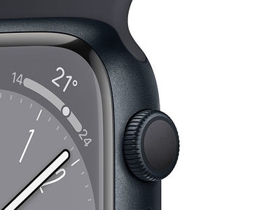Apple Watch Series 8 mm Midnight Aluminium Case with Midnight