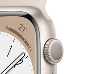 Apple Watch Series 8, 45mm Starlight Aluminum Case, Starlight