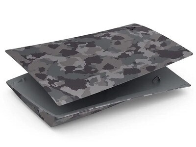 PS5™ Console Covers - Grey Camo