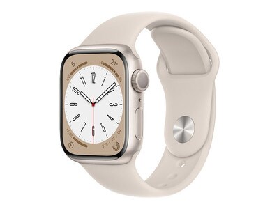 Apple® Watch série 8 de 41 mm boîtier en aluminium comete et bracelet sport comete (GPS+Cellular)