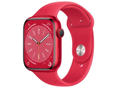 Apple® Watch Series 8 45mm (PRODUCT)RED Aluminium Case with (PRODUCT)RED Sport Band (GPS+Cellular)
