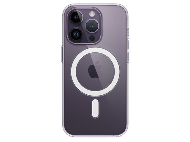 tui transparent avec MagSafe d’Apple pour iPhone Pro
