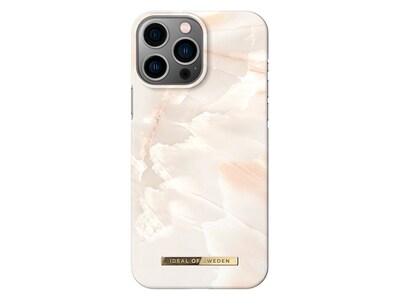 Étui d’iDeal of Sweden avec MagSafe pour iPhone 14 Pro Max - marbre perle rose