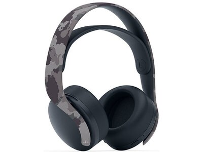 Casque d’écoute sans fil circum-aural PULSE™ 3D PlayStation® pour PS5, PS4 ou PC - Camouflage gris