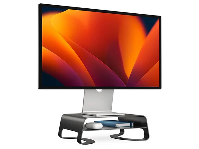 Support Curve Riser de Twelve South pour iMac et écran externe - noir