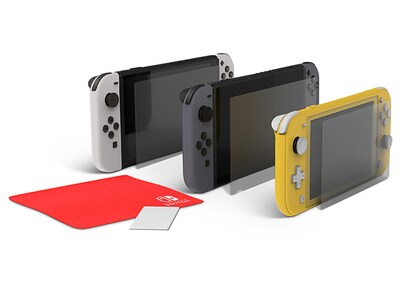 PowerA Anti-Glare Screen Protector Family Pack for Nintendo Switch