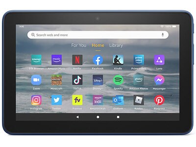 Amazon Fire 7 (2022) 7" Tablet with 2.0GHz Quad-Core Processor, 16GB of Storage - Denim