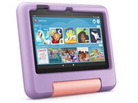Tablette de 7 po avec processeur quadricœur à 2 GHz, espace de stockage de 16 Go Fire 7 (2022) avec étui à l'épreuve des enfants de Amazon - Violet