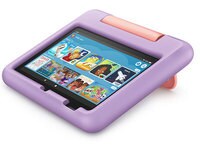 Tablette de 7 po avec processeur quadricœur à 2 GHz, espace de stockage de 16 Go Fire 7 (2022) avec étui à l'épreuve des enfants de Amazon - Violet