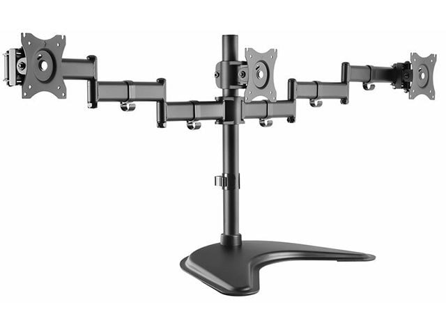 IntekView MS303 Freestanding Triple Monitor Stand