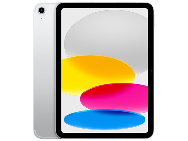iPad 10e génération 10,9 po à 64 Go d'Apple (2022) - Wi-Fi + cellulaire -  Argent