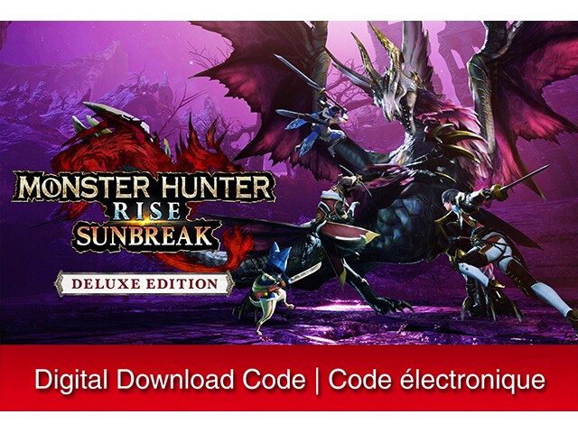Monster Hunter Rise: Sunbreak Deluxe Edition(Code Electronique) pour Nintendo Switch