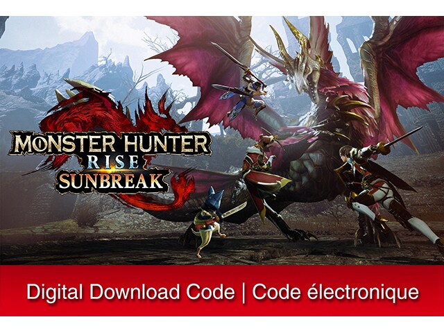 Monster Hunter Rise: Sunbreak(Code Electronique) pour Nintendo Switch