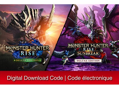 Monster Hunter Rise + Sunbreak Deluxe(Digital Download) for Nintendo Switch