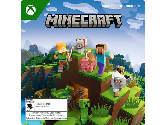 Minecraft (Code Electronique) pour Xbox Series X/S et Xbox One