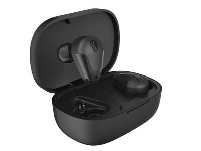 LAX Laud True Wireless In-Ear Bluetooth® Earbuds with Charging Case - Black