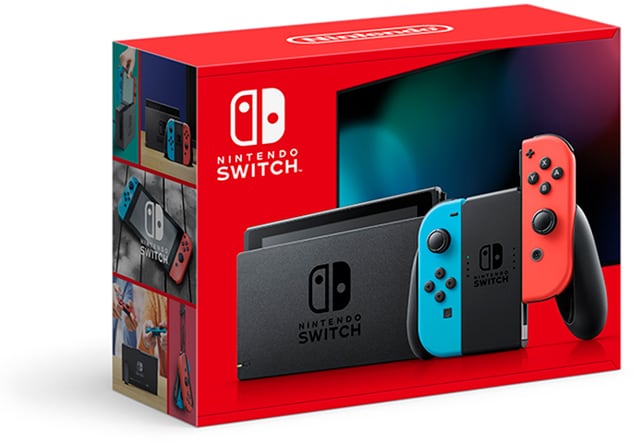 Nintendo Switch™ 1.1 32GB Console with Neon Blue and Neon Red Joy‑Con™