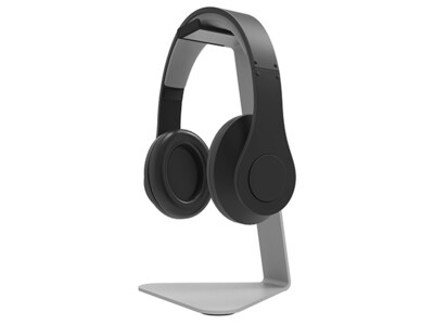 Kanto H1 Universal Low Profile Headphone Stand - Silver