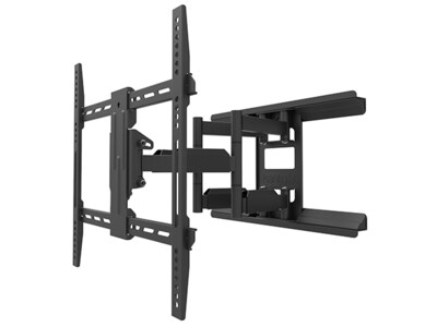 Kanto LX600SW Support de téléviseur à mouvement complet pour monter des téléviseurs de 34 à 65 po sur des montants métalliques - Noir