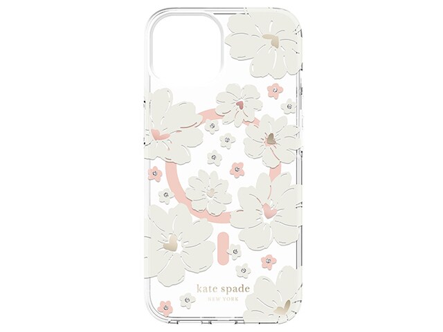 Kate Spade iPhone 14 Protective Case with MagSafe - Classic Peony