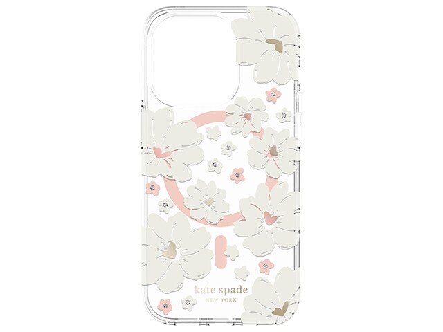 Kate Spade iPhone 14 Pro Protective Case with MagSafe - Classic Peony