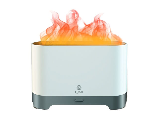 Lomi Simulated Flame Ultrasonic Diffuser With Soft Led Lights