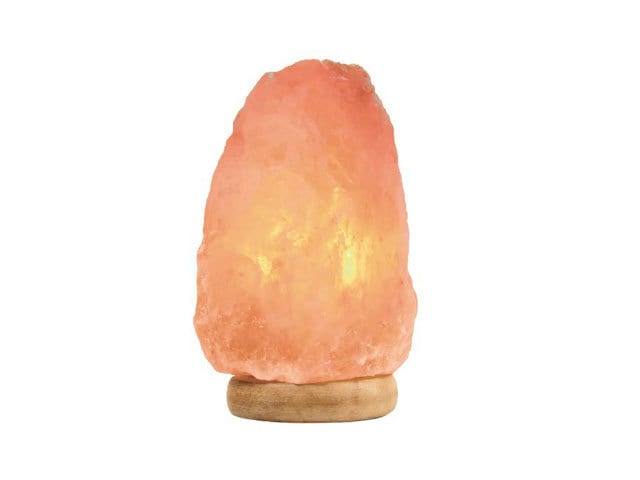 Brookstone Himalayan Salt Lamp with built in dimmer 8-12lbs