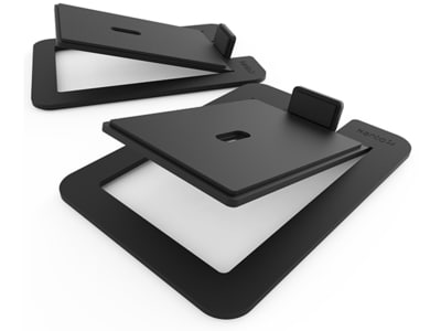 Kanto S6 Angled Desktop Speaker Stands for Large Speakers - Black