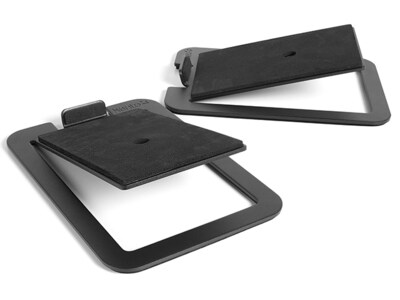 Kanto S4 Angled Desktop Speaker Stands for Midsize Speakers - Black