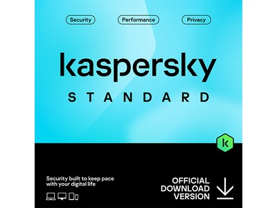 Kaspersky Standard, 12-Month Subscription, 5 User (Digital Download)
