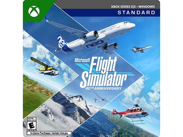 Microsoft Flight Simulator 40th Anniversary (Code Electronique) pour Xbox Series X et S