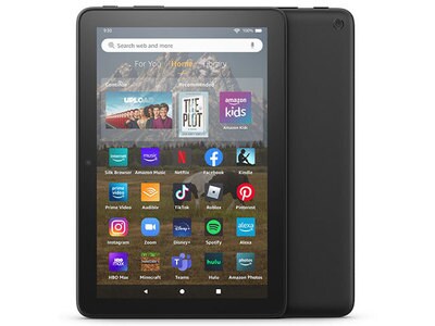 Amazon Fire 8 HD (2022) 8" Tablet with 2.0GHz Hexa-Core Processor, 32GB of Storage - Black