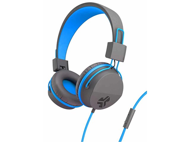 JLab JBuddies Studio Over Ear Wired Kids Headphones - Blue/Grey