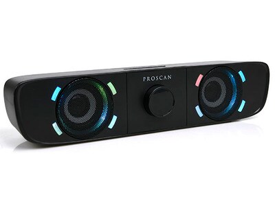 Proscan LED Bluetooth® Speaker with FM Radio - Black