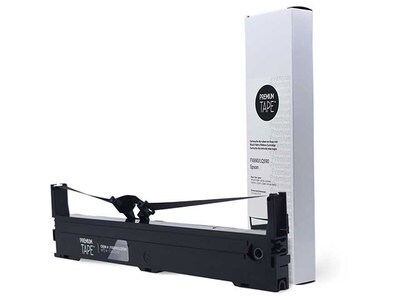 Premium Tape Ribbon Cartridge Compatible with Epson FX890/LQ590 12.7mm x 17m - Black