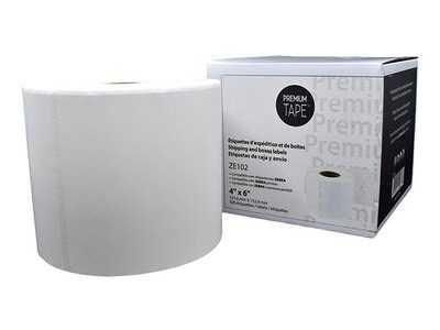 Premium Tape Shipping and boxes labels 4" x 6" (500 labels)