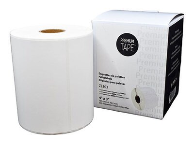 Premium Tape Pallet tags 4" x 3" (500 labels)