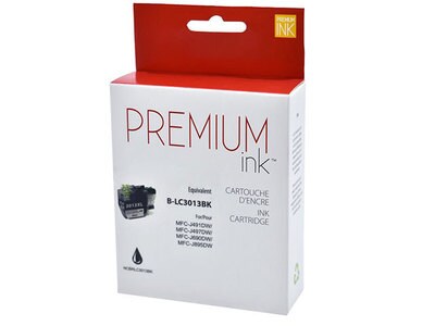 Cartouche d’encre de remplacement Premium Ink compatible Brother LC3013XL – noir