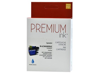 Cartouche d’encre de remplacement Premium Ink compatible Brother LC3029 – cyan