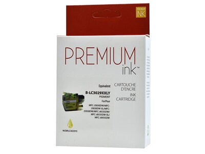 Premium Ink Replacement Ink Cartridge Compatible with Brother LC3029 - Yellow