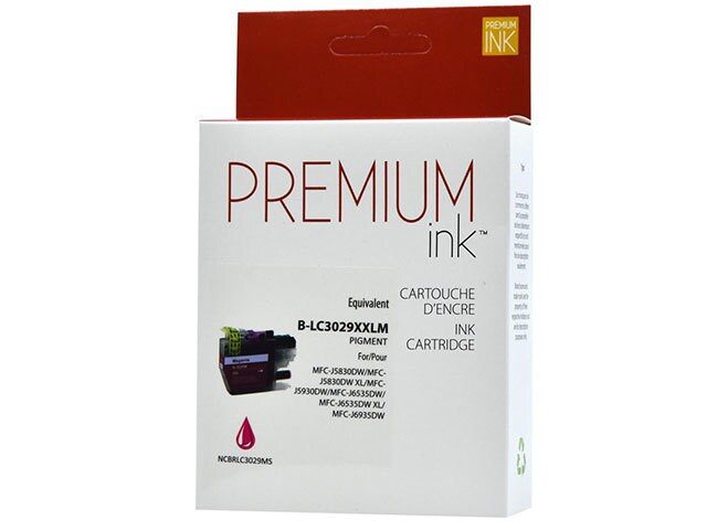Cartouche d’encre de remplacement Premium Ink compatible Brother LC3029 – magenta