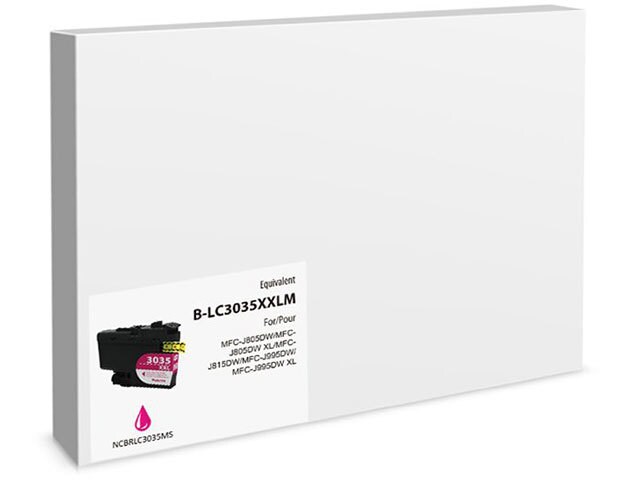 Premium Ink Replacement Ink Cartridge Compatible with Brother LC3035 - Magenta