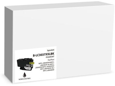 Premium Ink Replacement Ink Cartridge Compatible with Brother LC3037 - Black