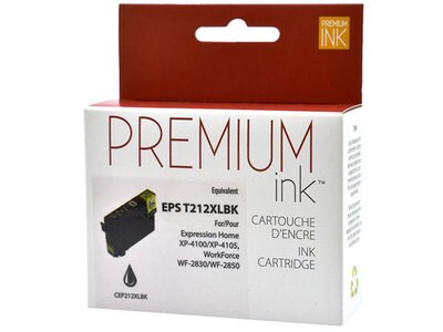 Premium Ink Replacement Ink Cartridge Compatible with Epson T212XL120 - Black